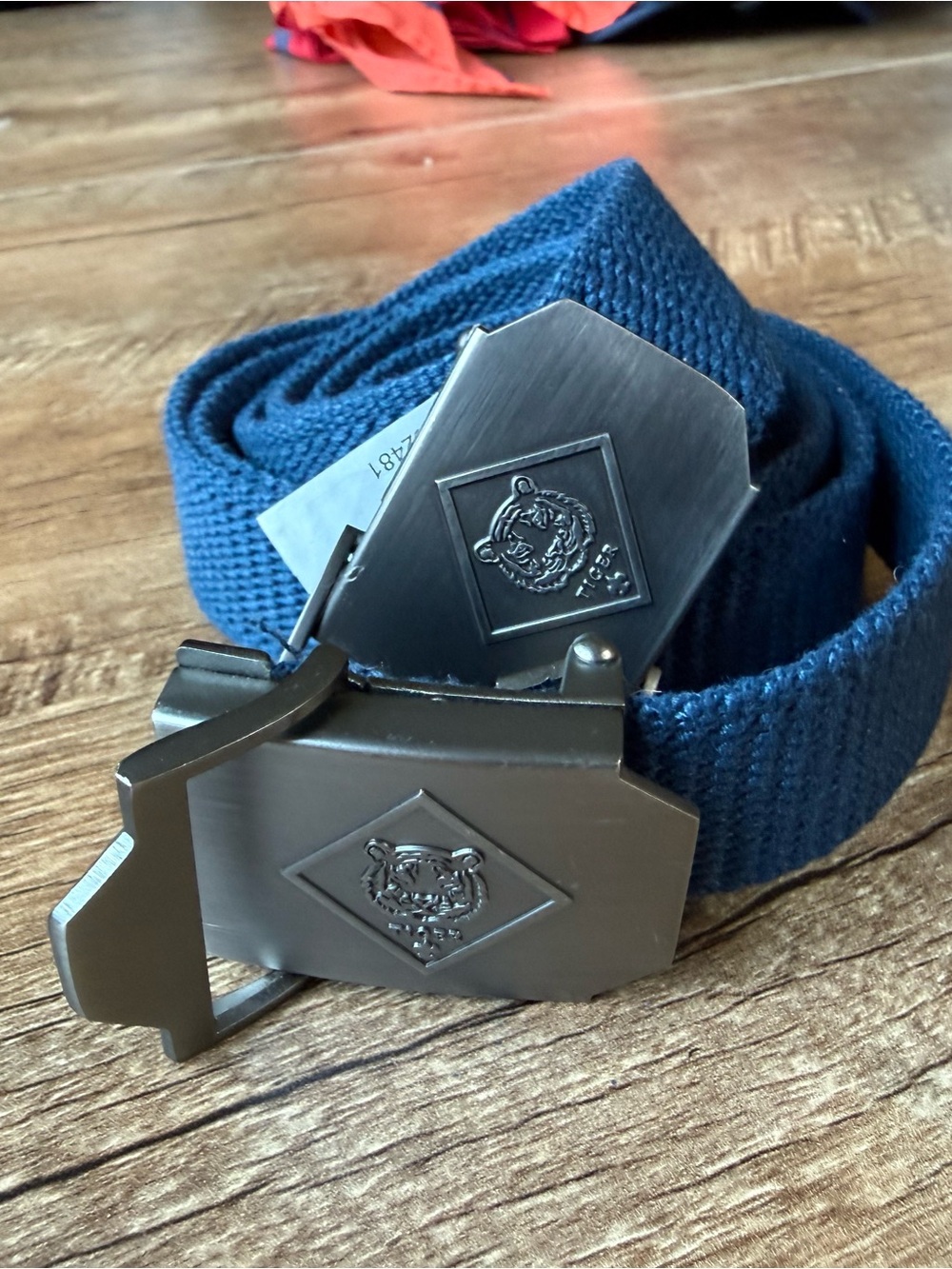 Kids tiger scout Navy Webbing Belt